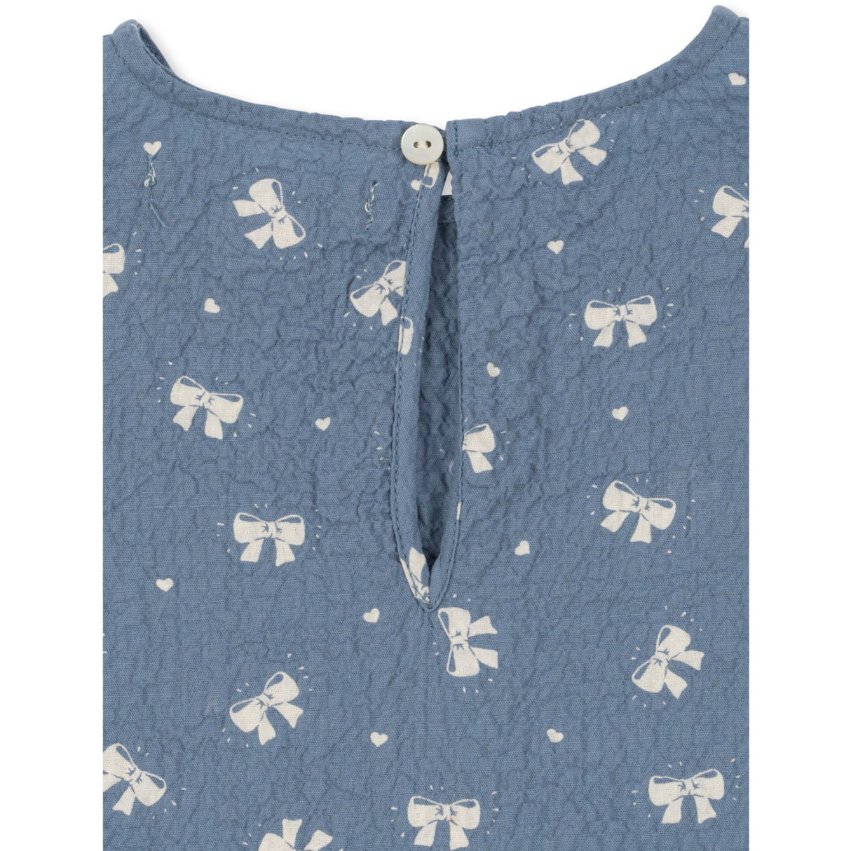 Konges Sløjd Boucle Blue Vida Blouse GOTS