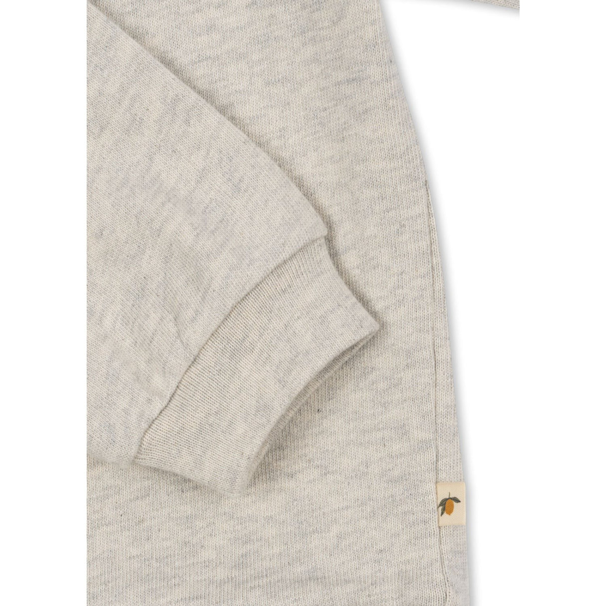 Konges Sløjd Off White Melange Spotty Ls Polo GOTS