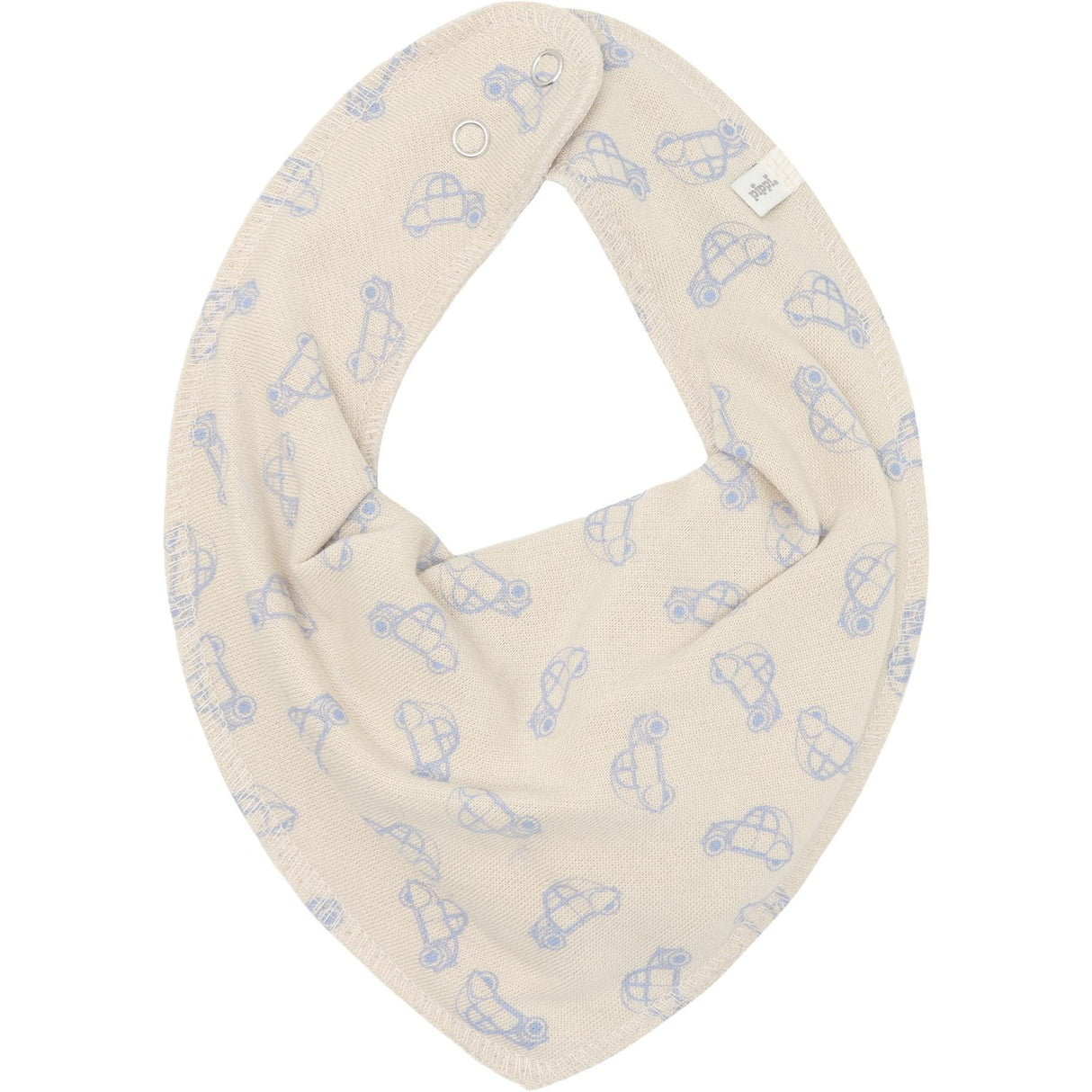 Pippi Dark Denim Bandana Fabric Bib Boy - Aop (3-Pack)