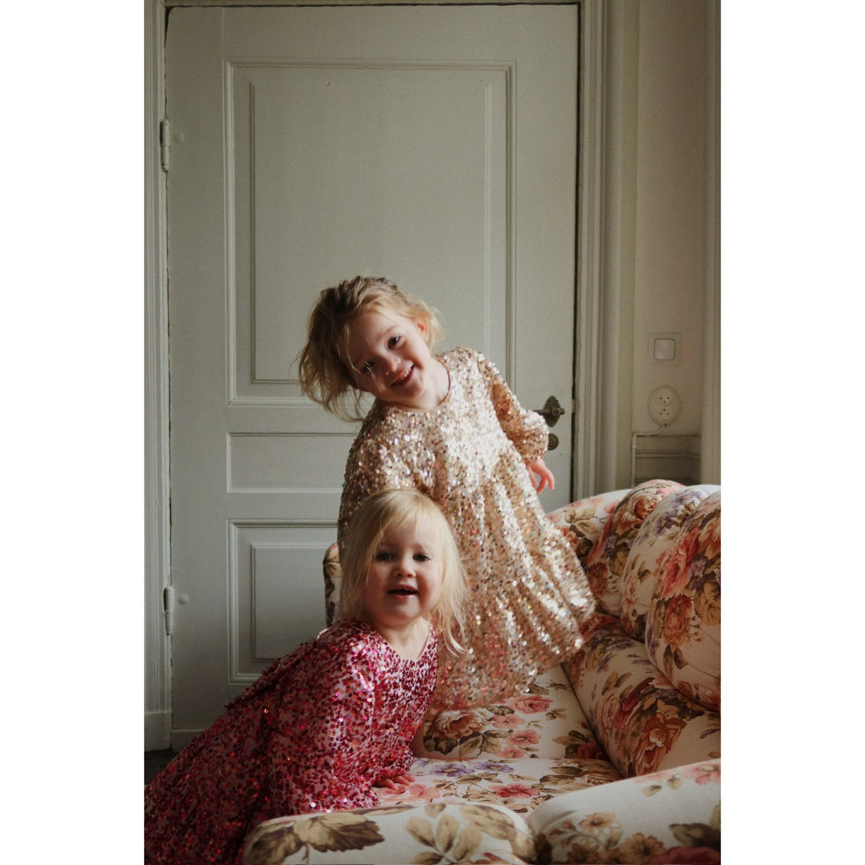 Konges Sløjd Sparkling Sangria Lila Sequins Bow Dress