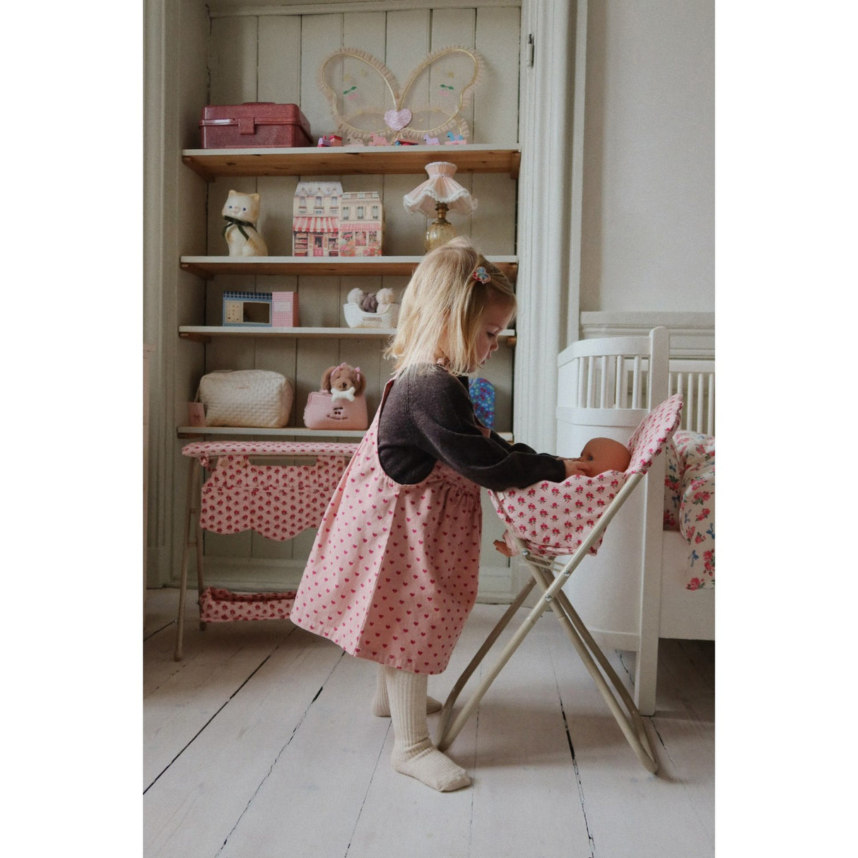 Konges Sløjd Rosie Rose Doll High Chair
