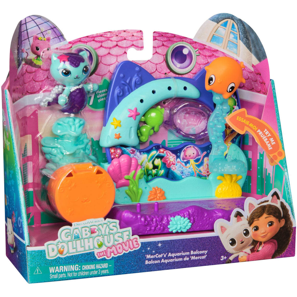 Gabby's Dollhouse Movie Balcony Swing & Swim