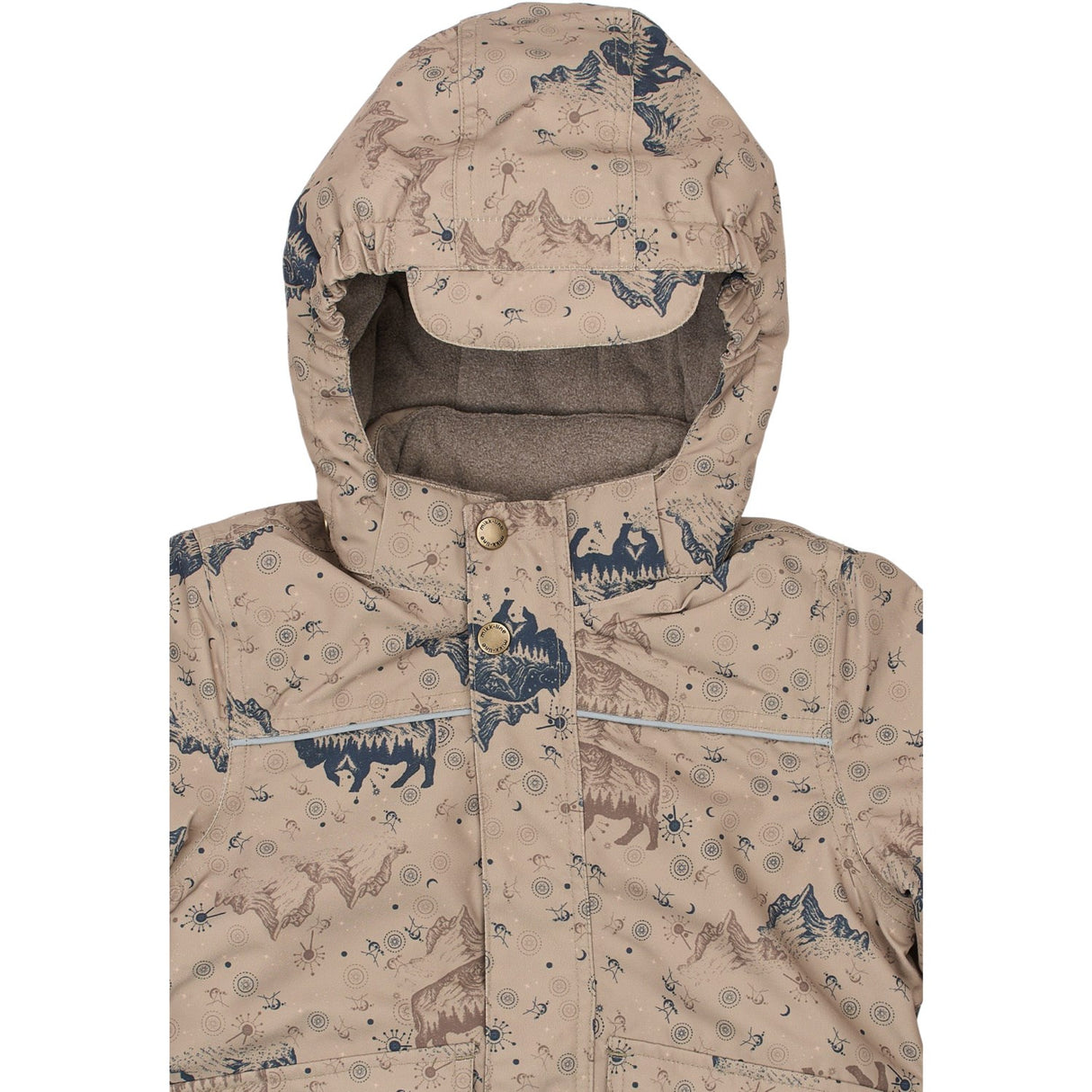 Mikk-Line Coriander Polyester Boys Jacket AOP