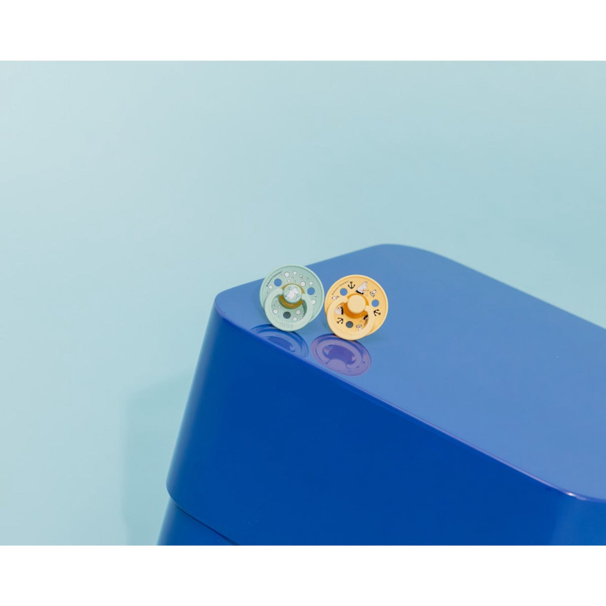 Bibs X Moomin Nordic Mint Mix Pacifier Colour 2-Pack Sailing Latex