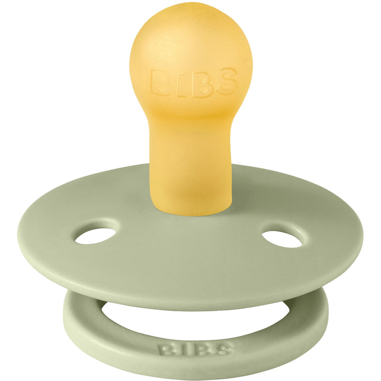 Bibs Sage/Hunter Green Pacifier Colour Holiday Leaf 2-Pack Latex