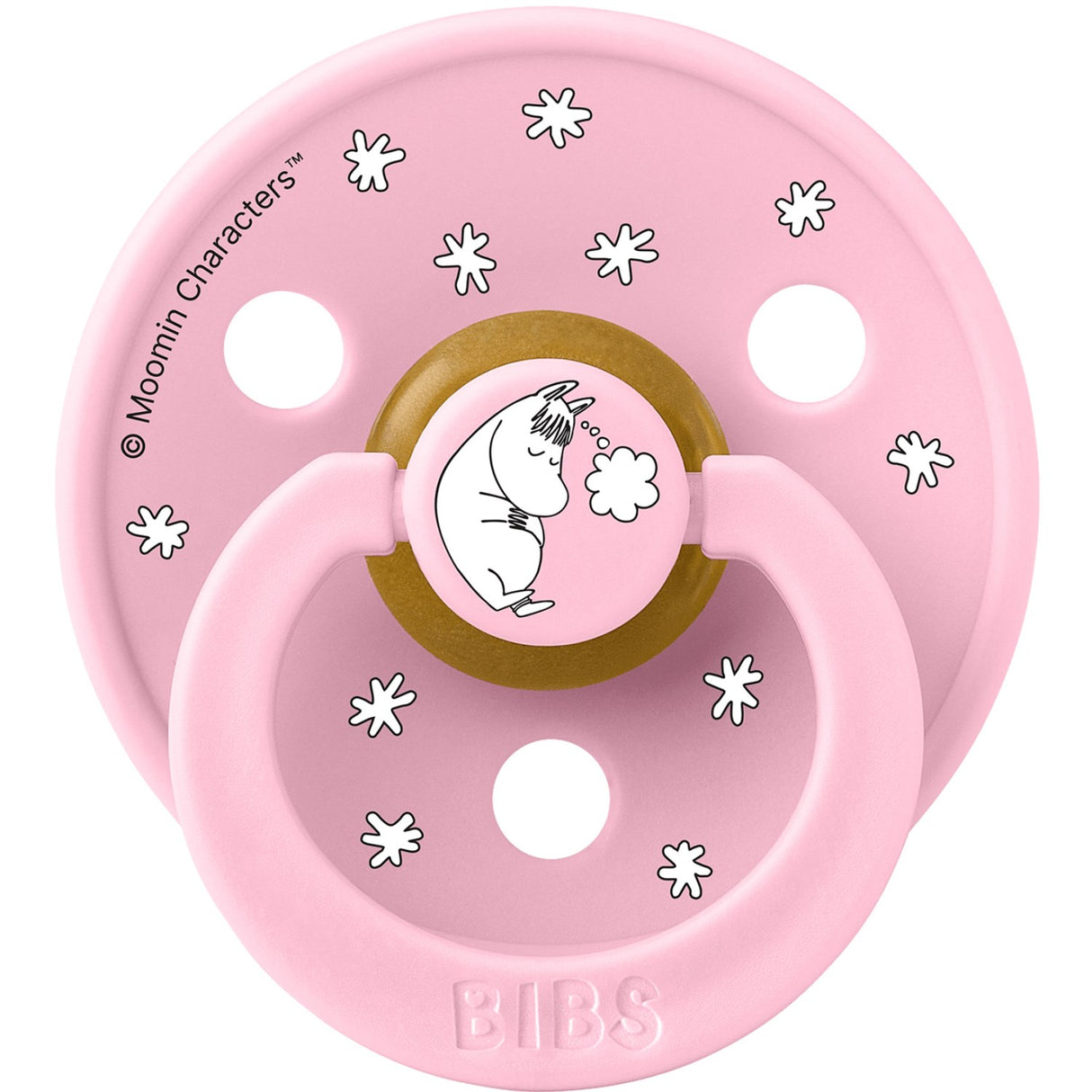 Bibs X Moomin Baby Pink Mix Pacifier Colour 2-Pack Dreaming Latex