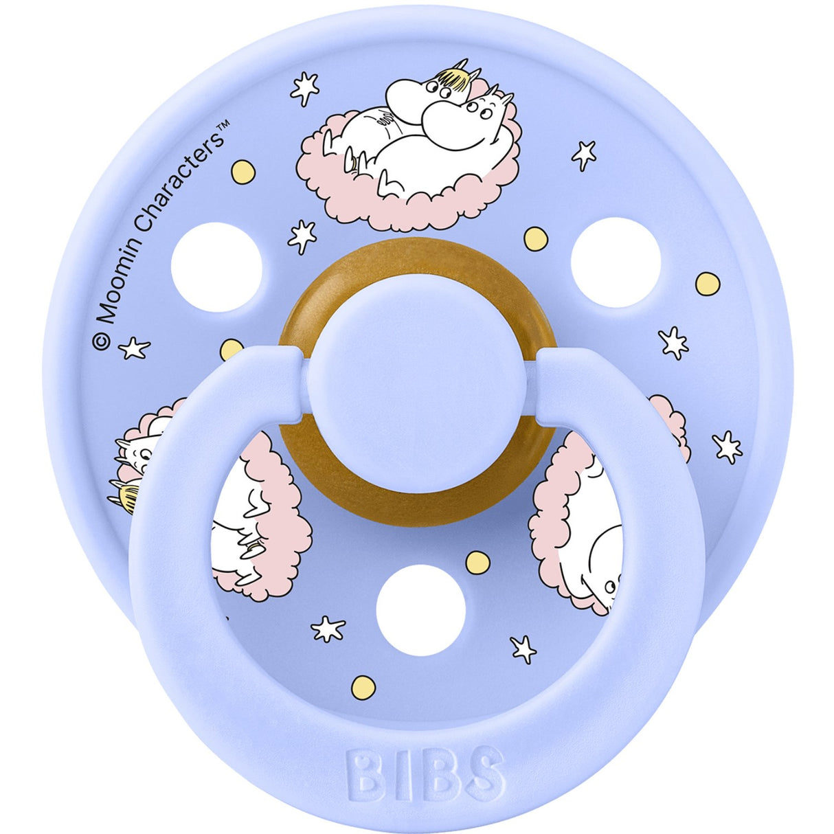 Bibs X Moomin Baby Pink Mix Pacifier Colour 2-Pack Dreaming Latex