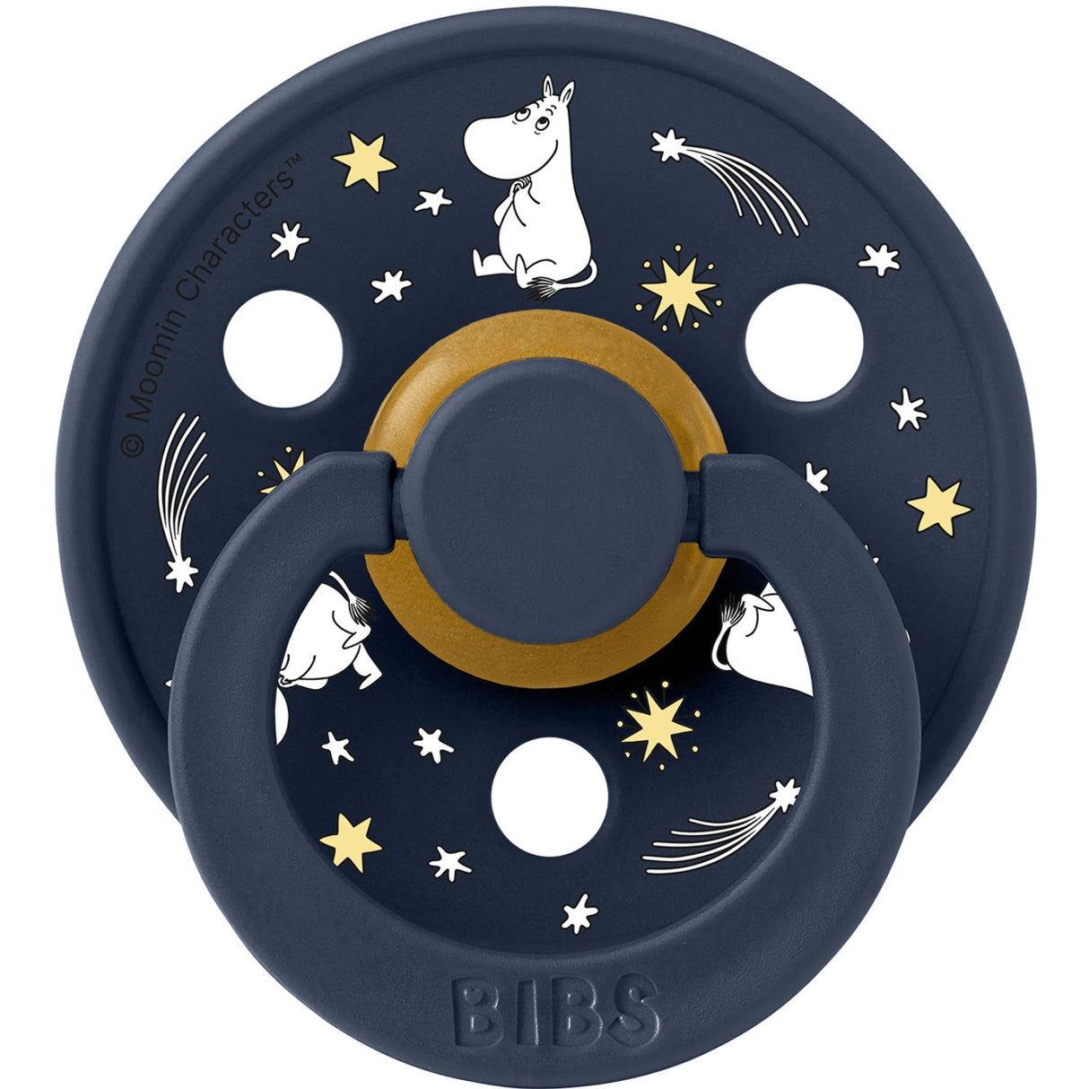 Bibs X Moomin Breeze Mix Pacifier Colour 2-Pack Good Night Latex