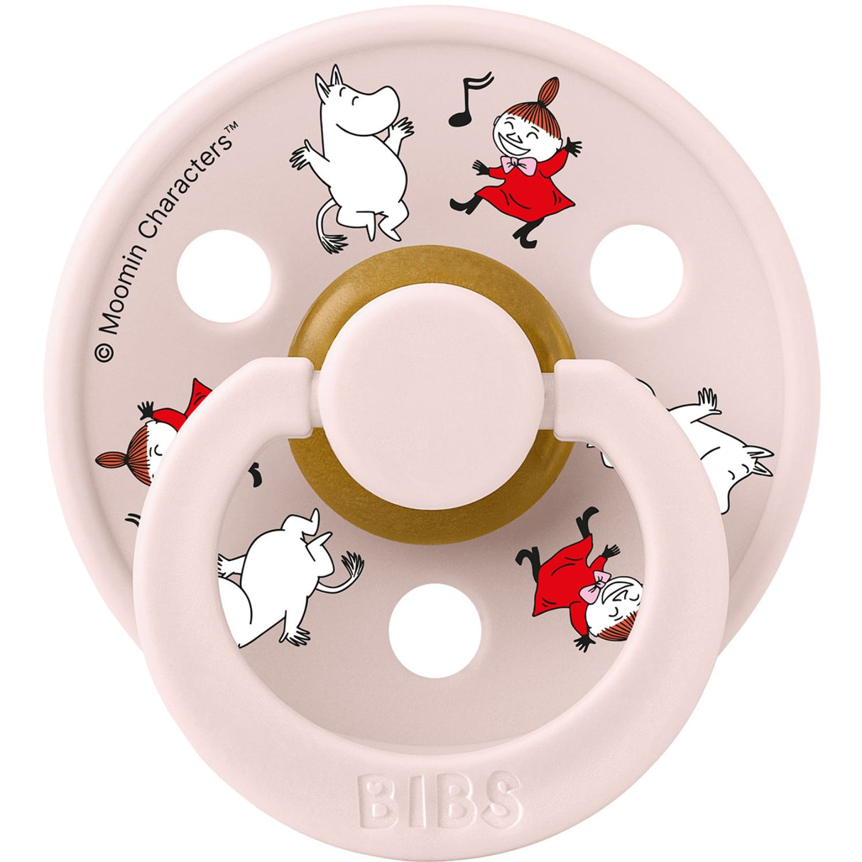 Bibs X Moomin Candy Apple Mix Pacifier Colour 2-Pack Dancing Latex