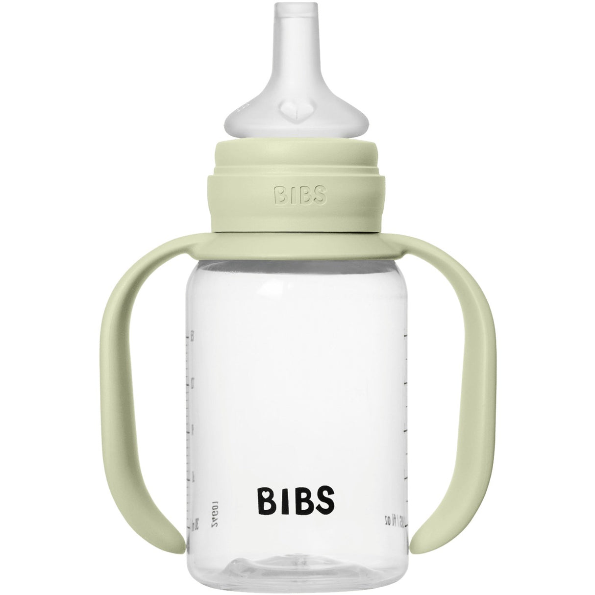 Bibs Sage Baby Sippy Bottle Spout Round Silicone Slow Flow