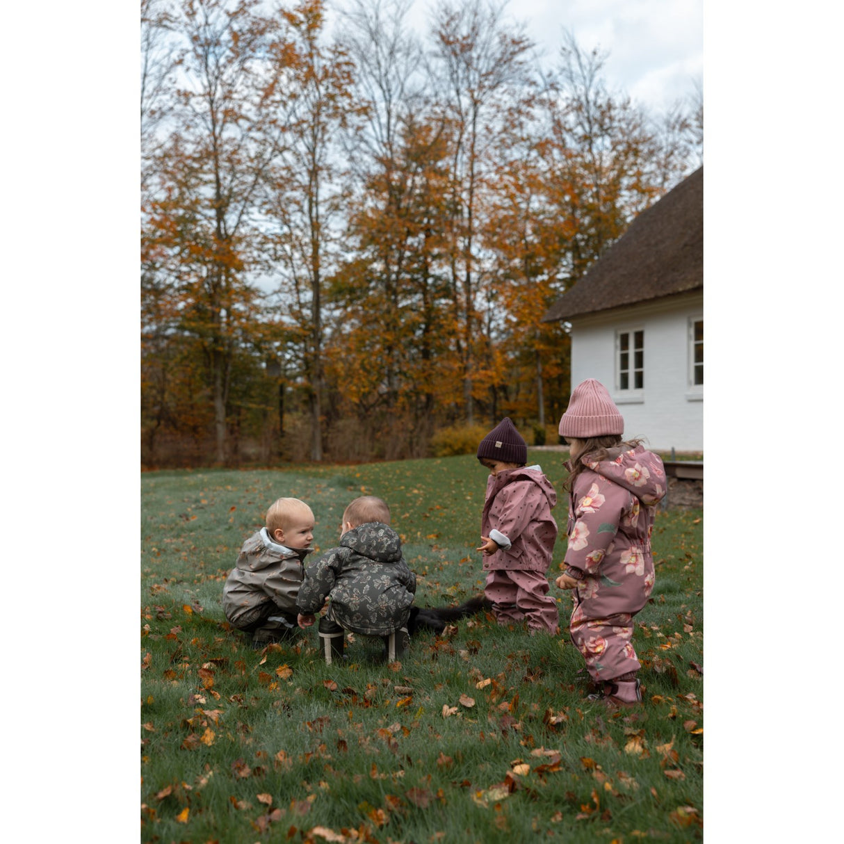 Petit Piao Autumn Anemone AOP PPDard Snowsuit