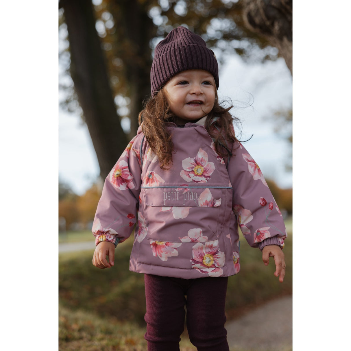 Petit Piao Autumn Anemone AOP PPDard Winter Jacket