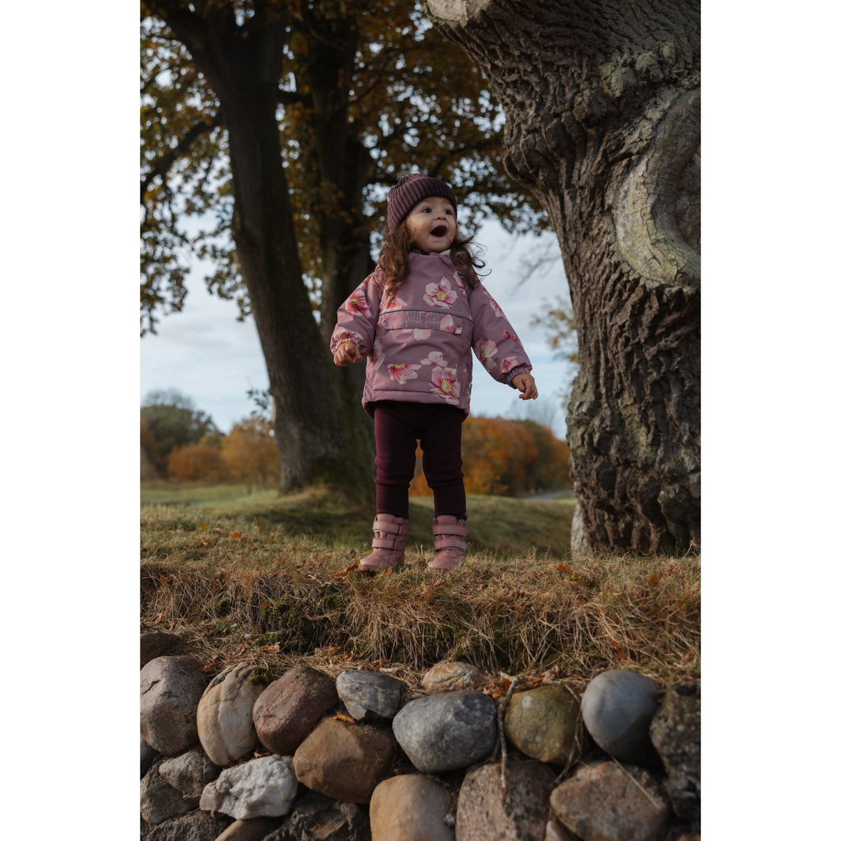 Petit Piao Autumn Anemone AOP PPDard Winter Jacket