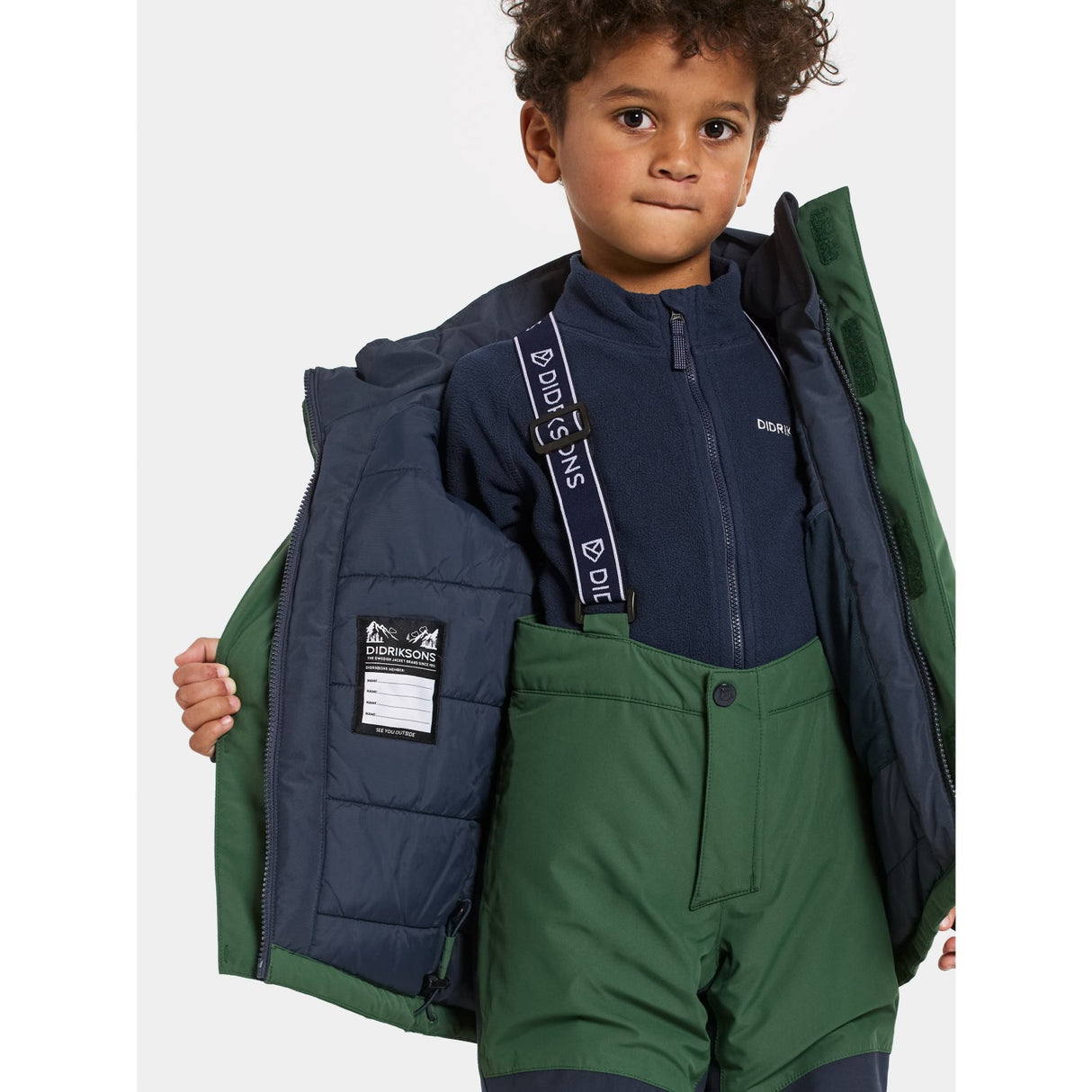 Didriksons Pine Green Skare Kids Set