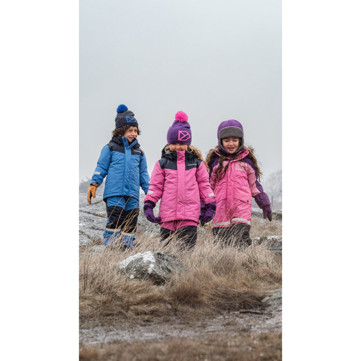 Didriksons Sweet Pink Skare Kids Set