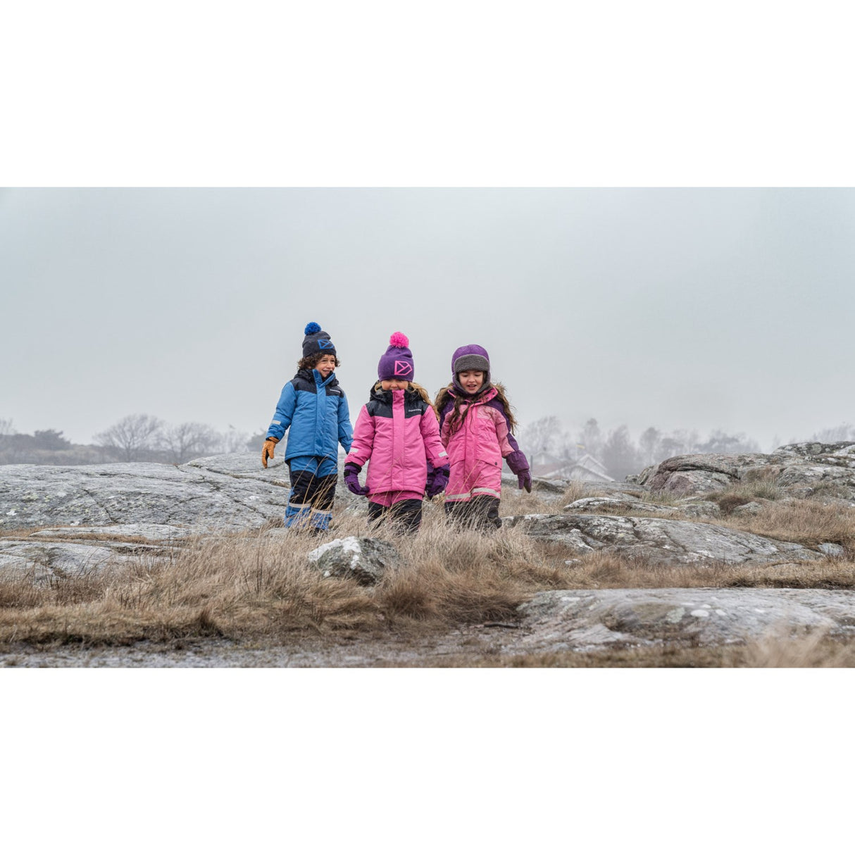 Didriksons Sweet Pink Skare Kids Set