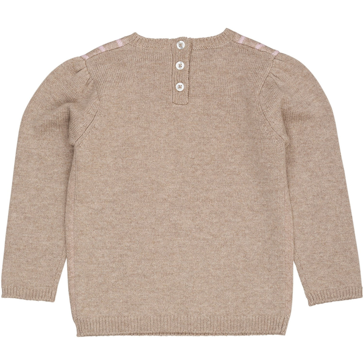 COPENHAGEN COLORS Sand/Bubblegum Comb. Cashmere Bow Deco Blouse