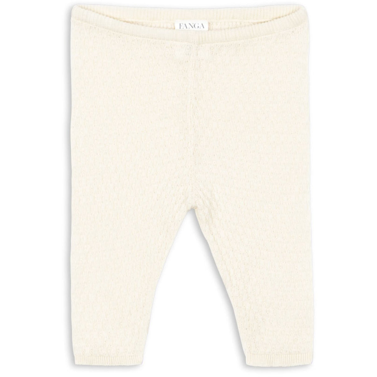 Konges Sløjd Fanga Antique White Venti Pointelle Pants GOTS