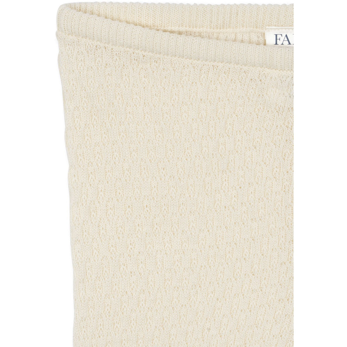 Konges Sløjd Fanga Antique White Venti Pointelle Pants GOTS