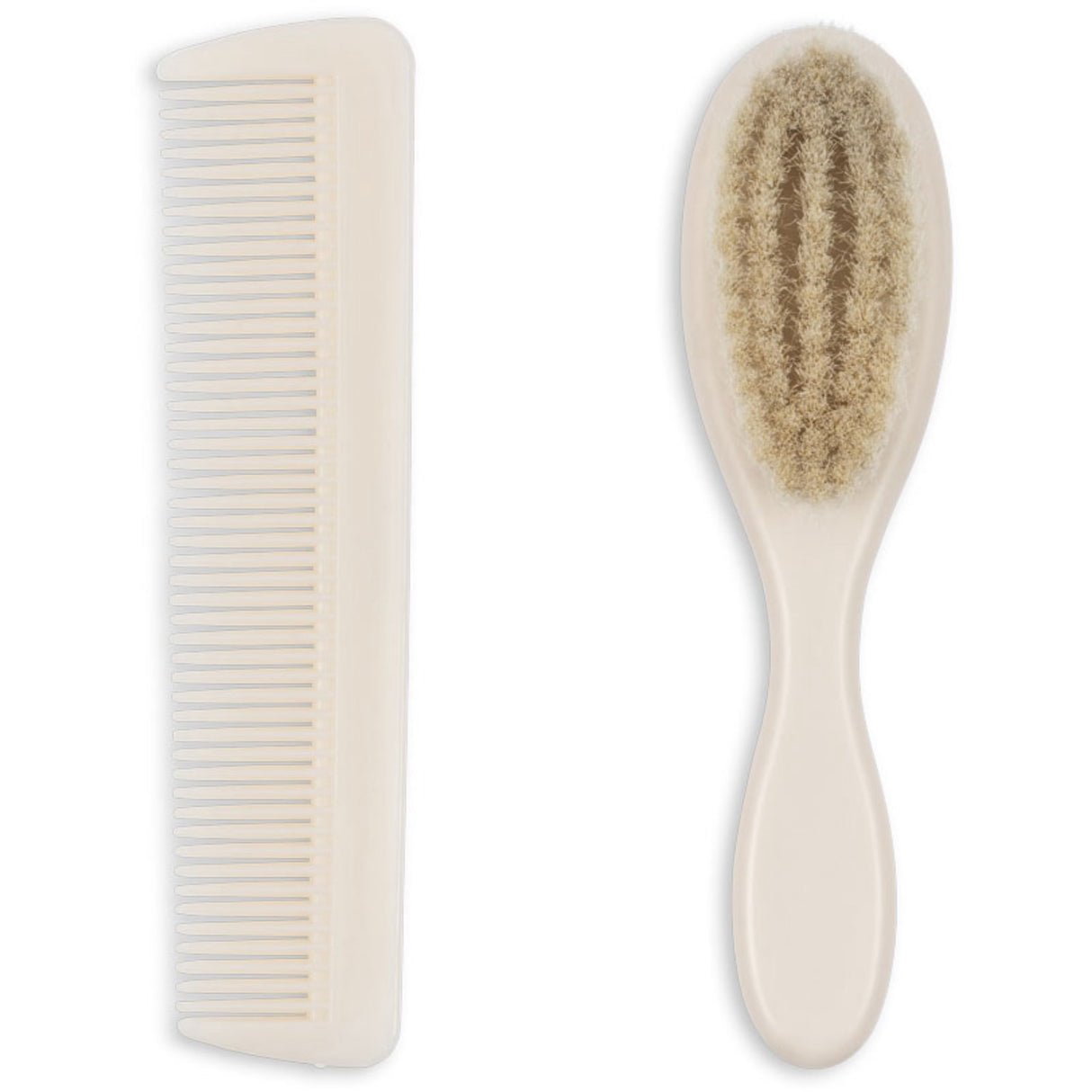 Konges Sløjd Fanga Beige Baby Hairbrush Set