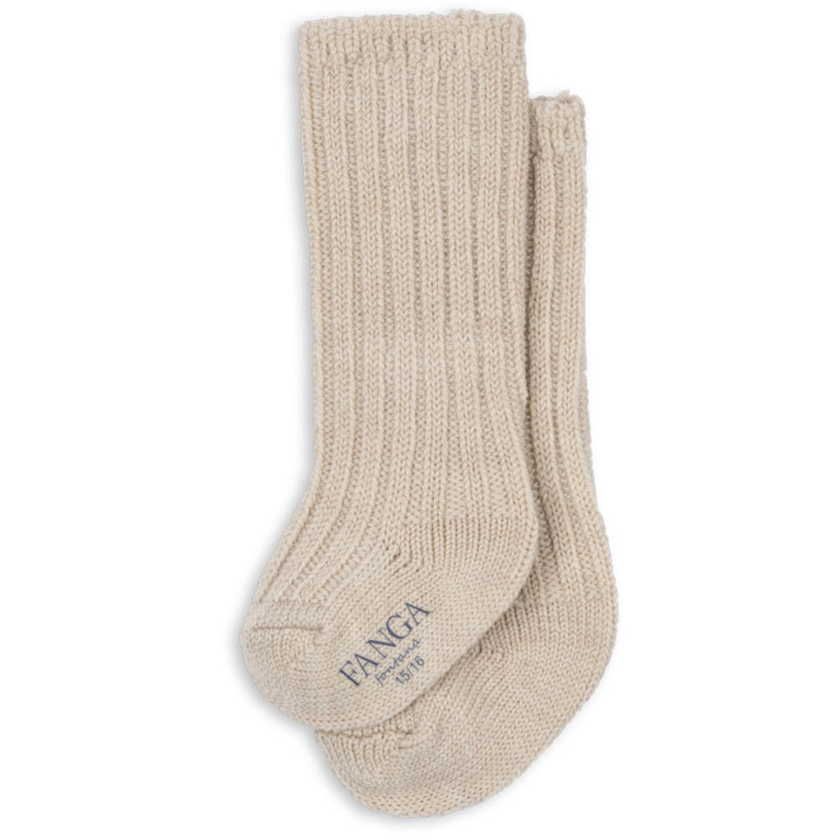Konges Sløjd Fanga Sand Lana Heavy Knitted Socks