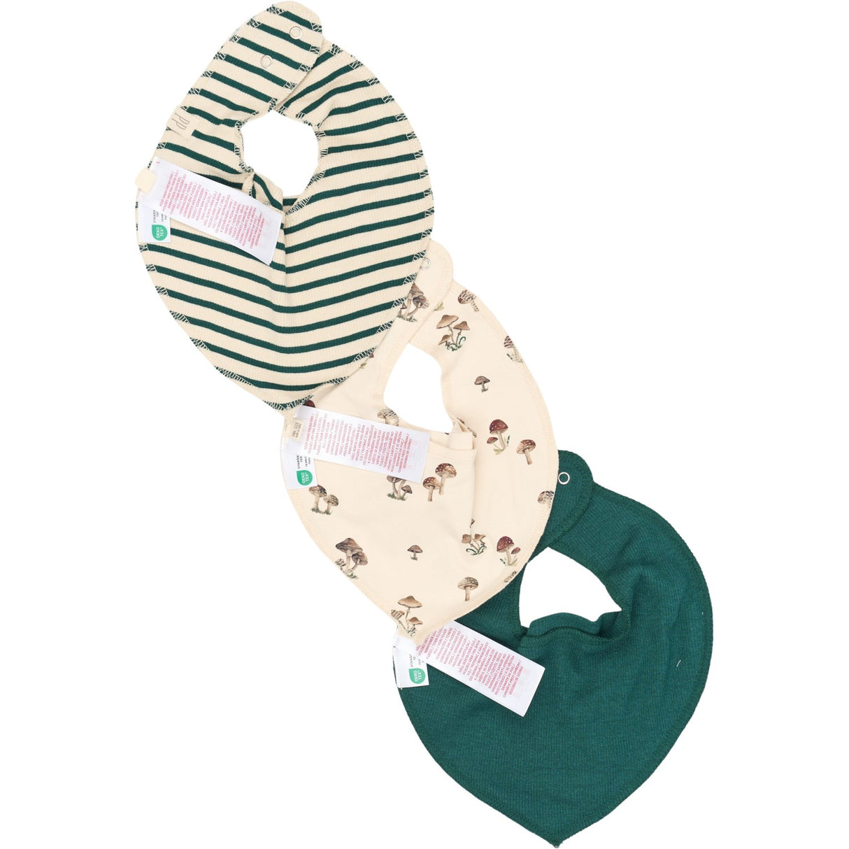 Petit Piao Fungie Bib Modal 3 Pack