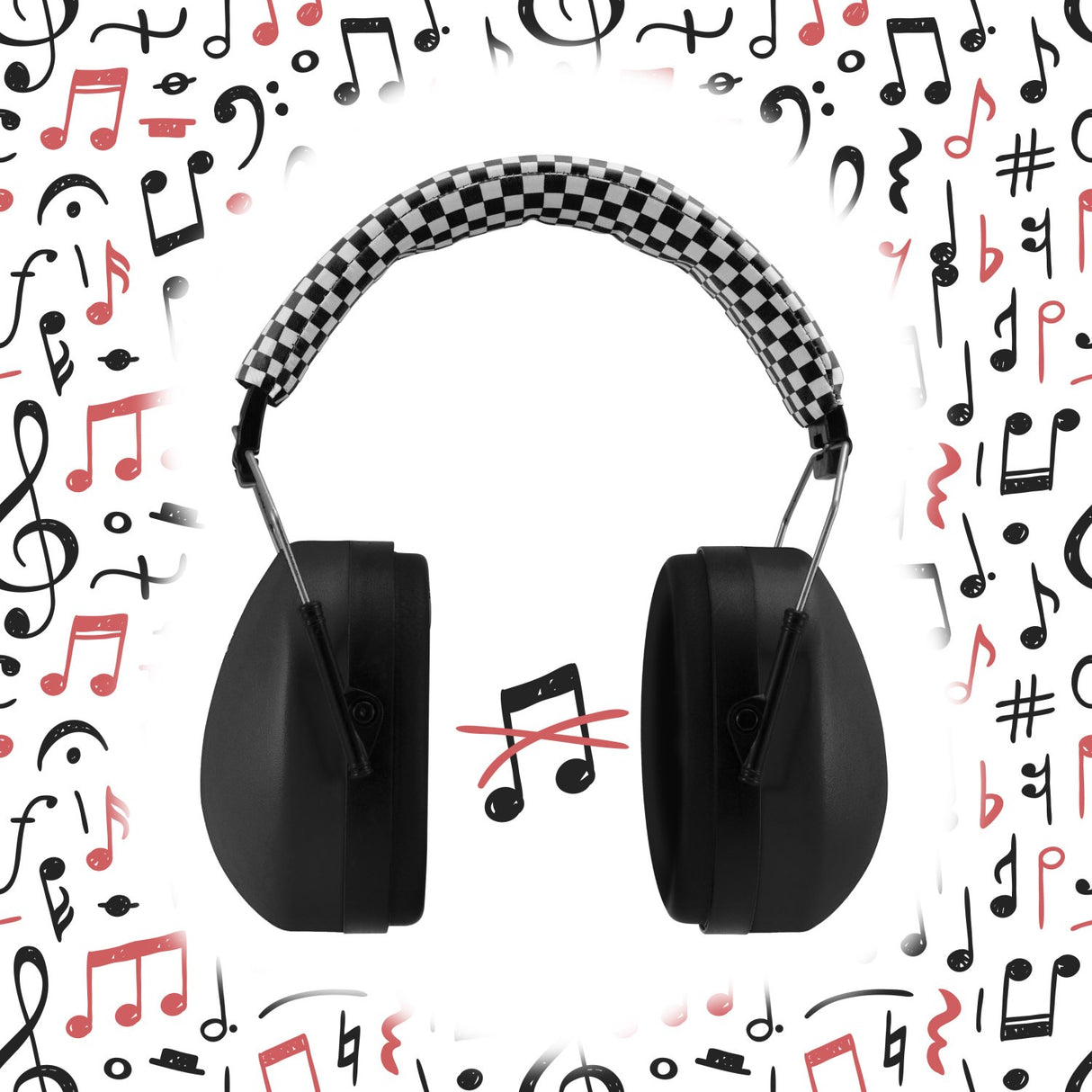 Alecto Black Earmuffs For Children