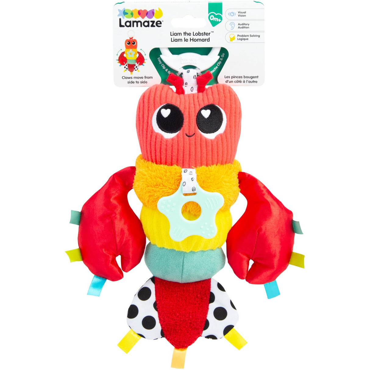 Lamaze Liam Lobster Clip & Go