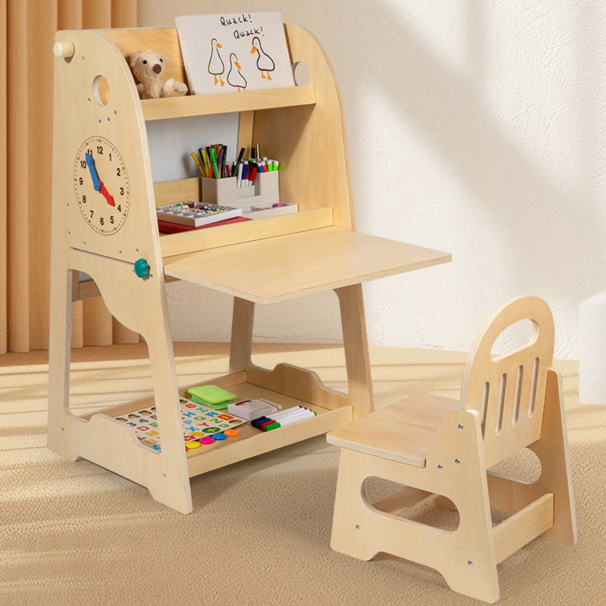 HEMMINGSEN Kids Nature Multifunctional Desk Set