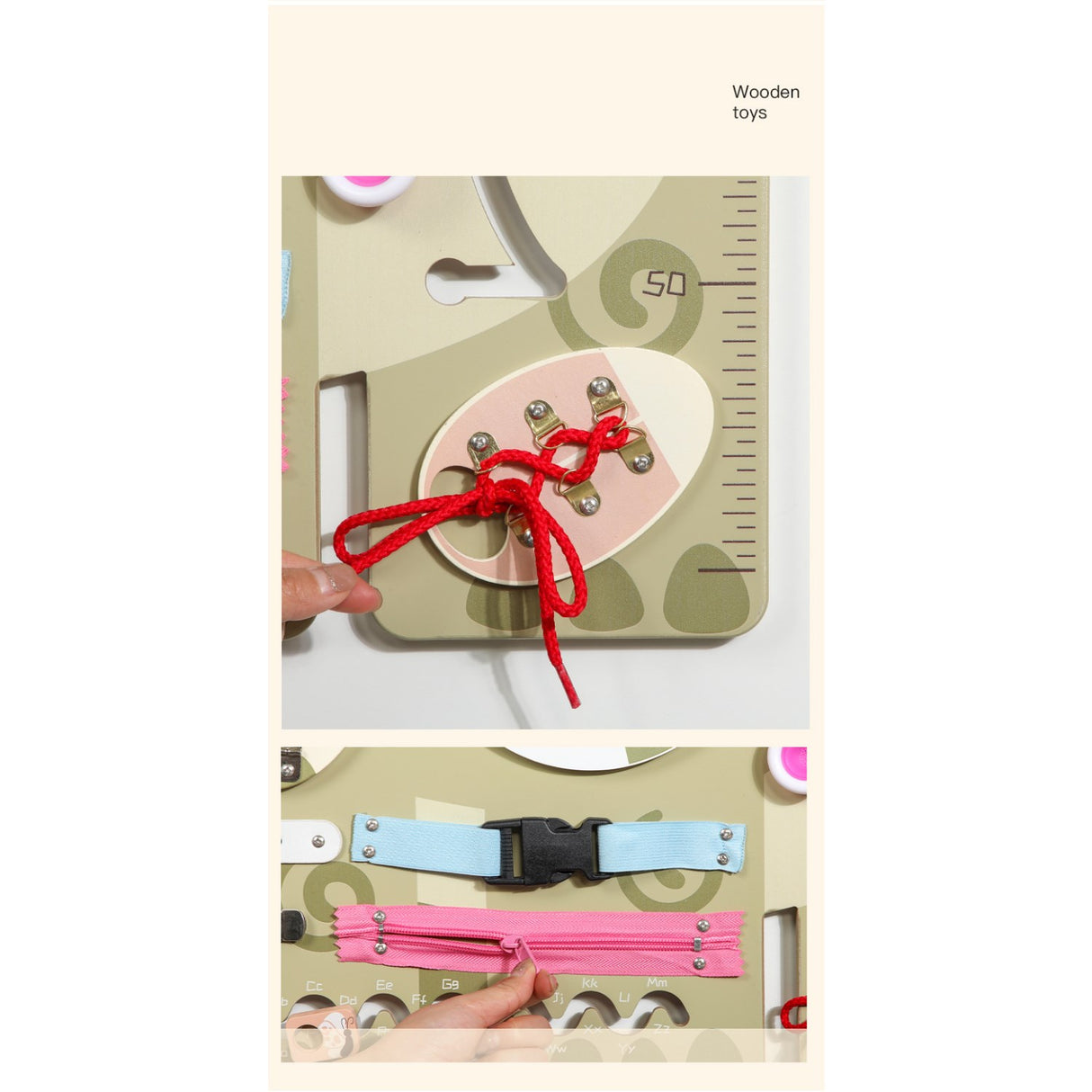 HEMMINGSEN Kids Green Longneck Activity Board