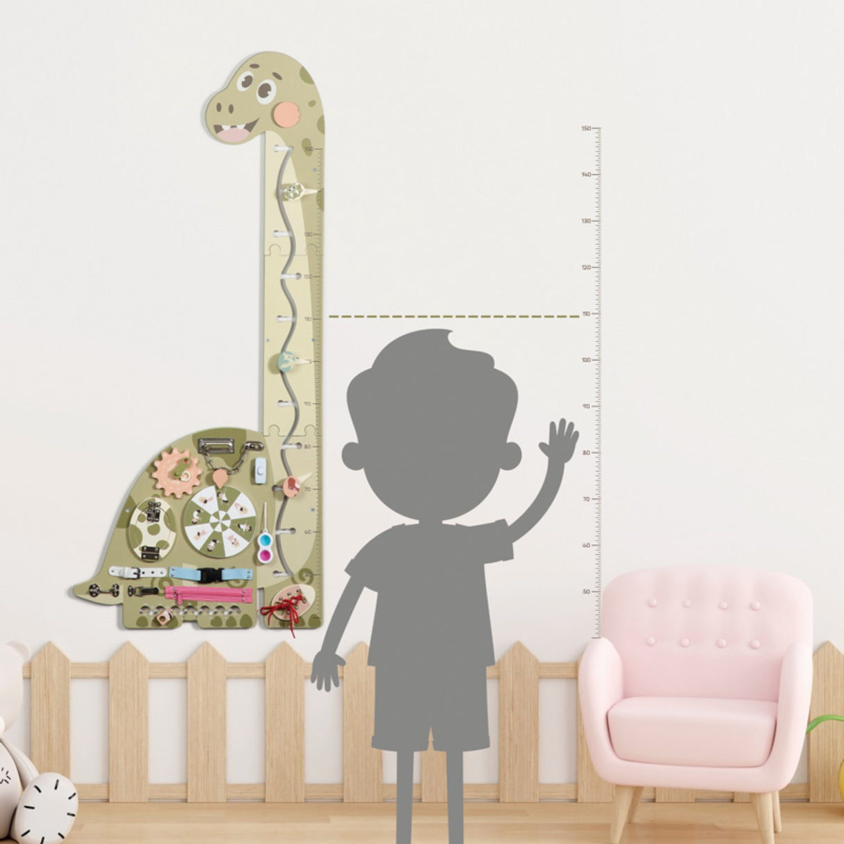 HEMMINGSEN Kids Green Longneck Activity Board