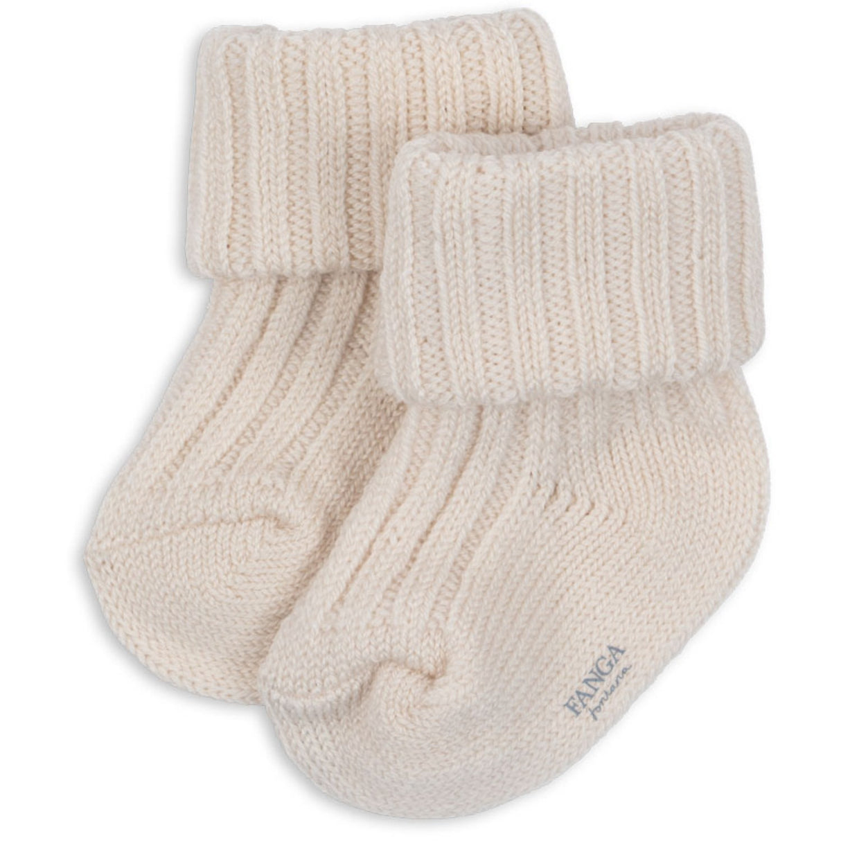 Konges Sløjd Fanga Off White Melange Lana Heavy Knitted Socks