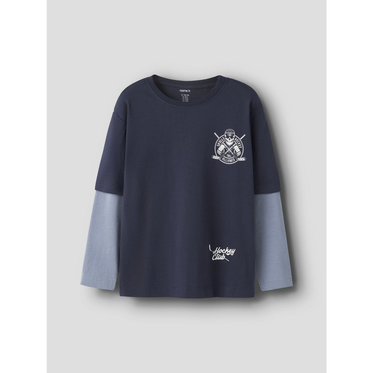 Name It Navy Blazer Skull Nkmvarto Ls Nreg Top