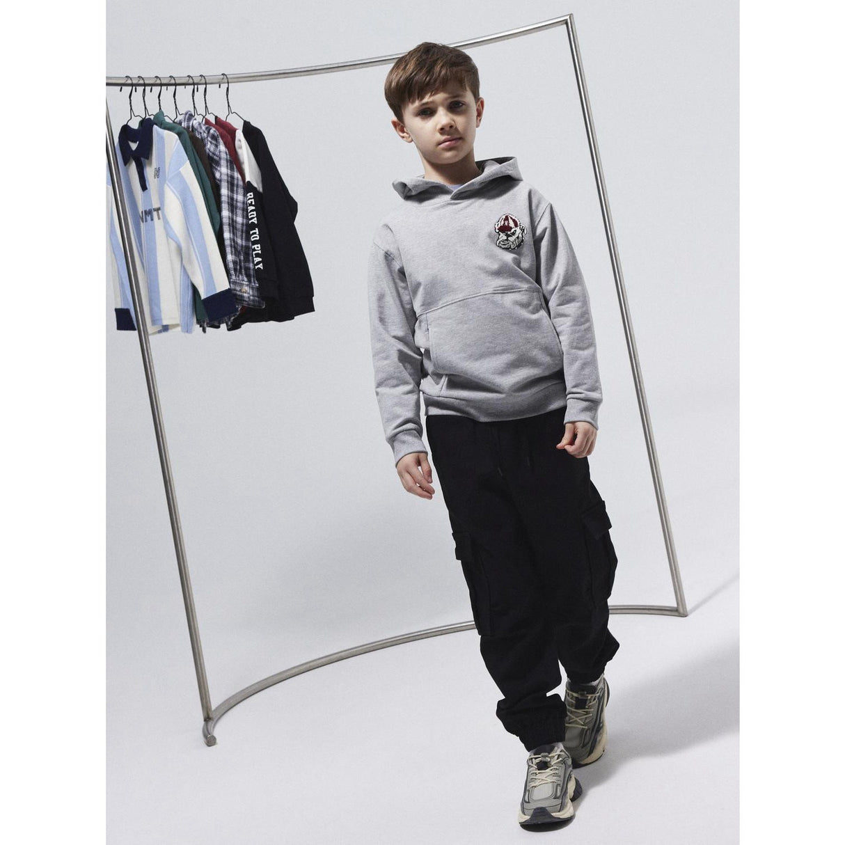 Name It Black Nkmskoma Rlx Cargo Sweat Pants Bru