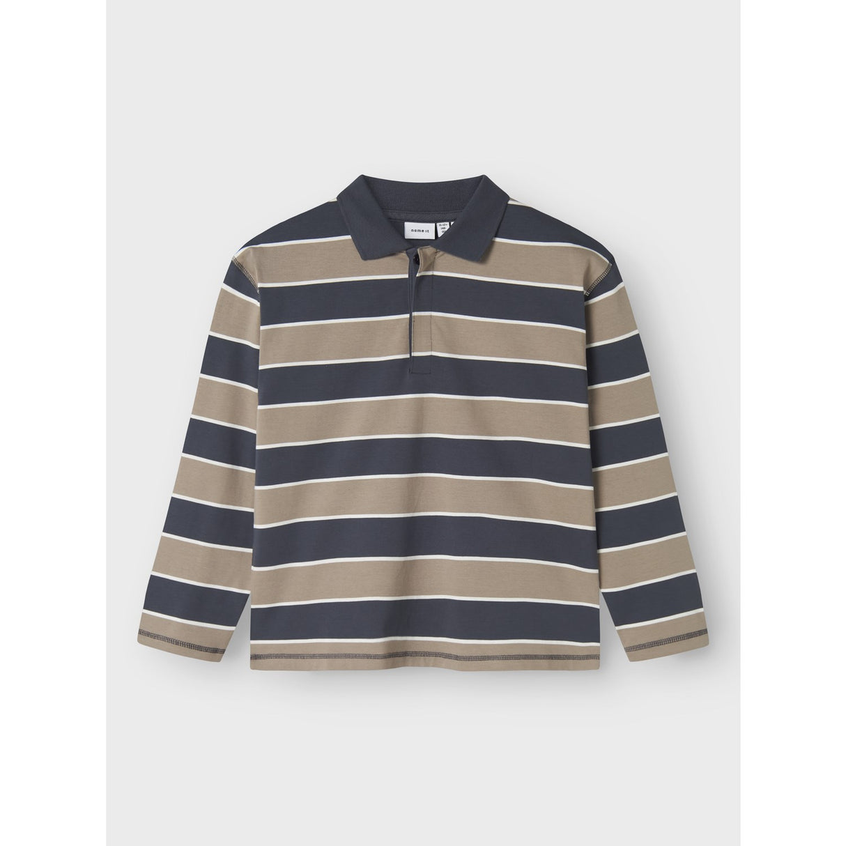 Name It Roasted Cashew Nkmollie Ls Rlx Polo Bf