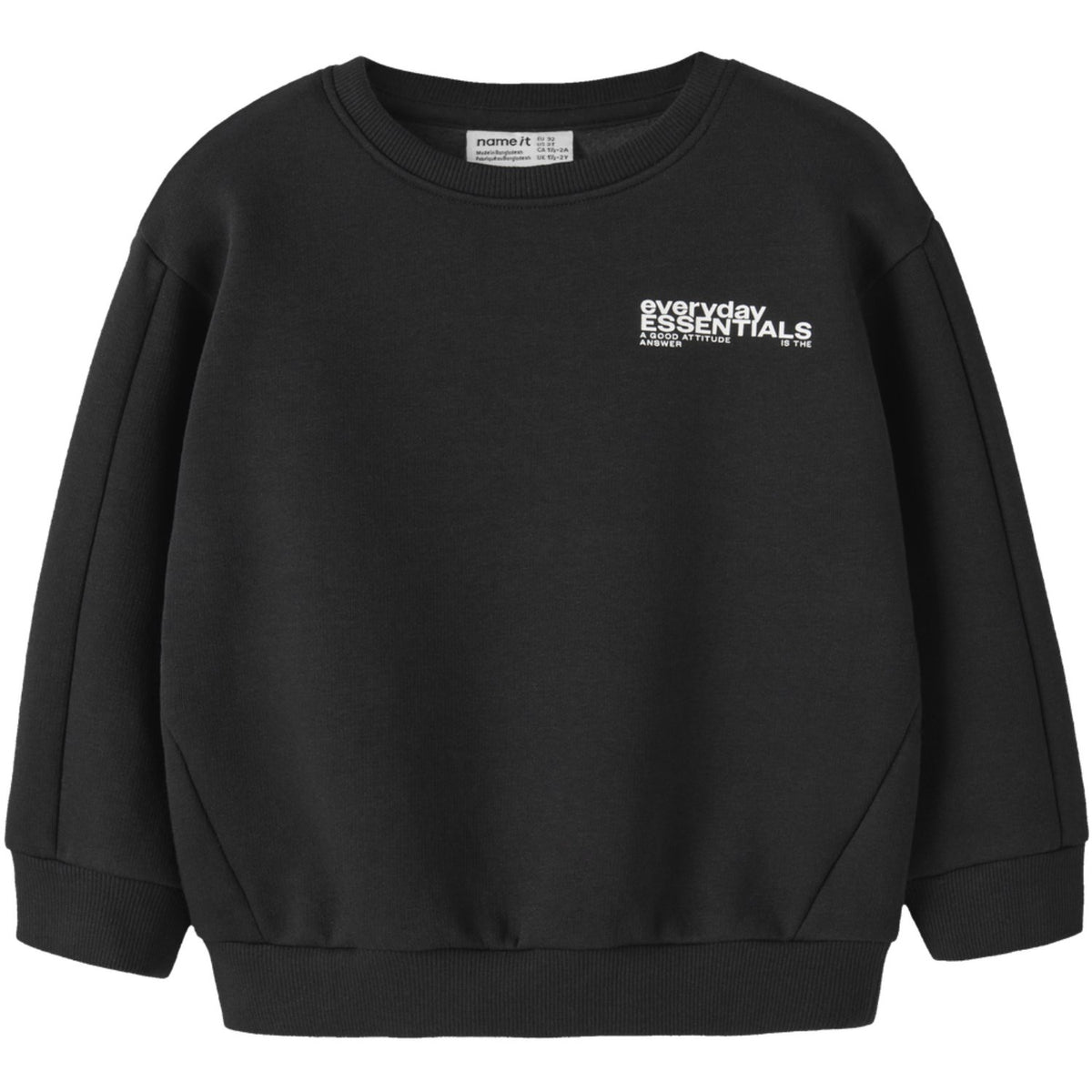 NAME IT NKFVENUS LS NREG Sweat Bru, Maglia di Tuta Bambina, Wild Wind