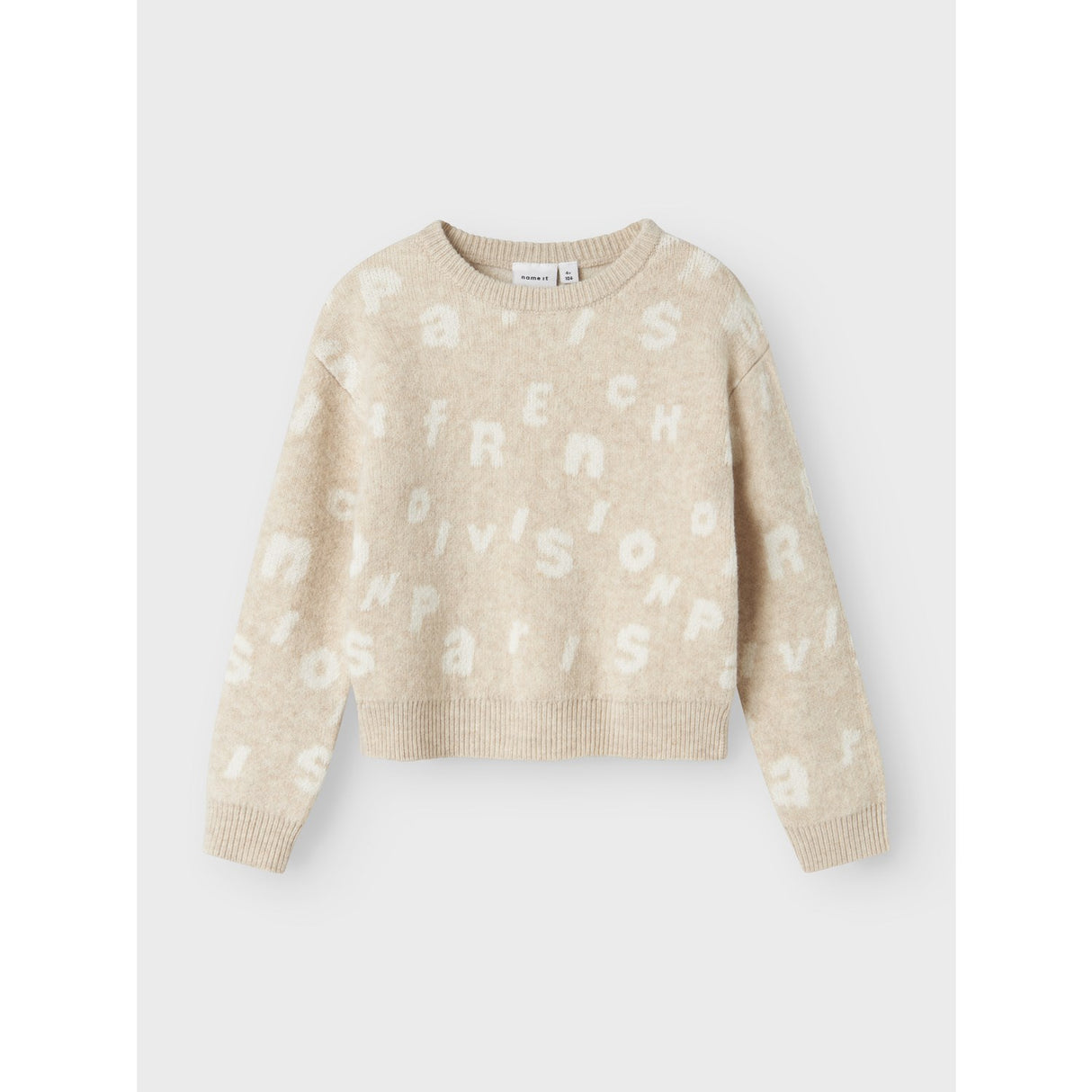 Name It Sandshell Nmfoline Ls Knit Bf