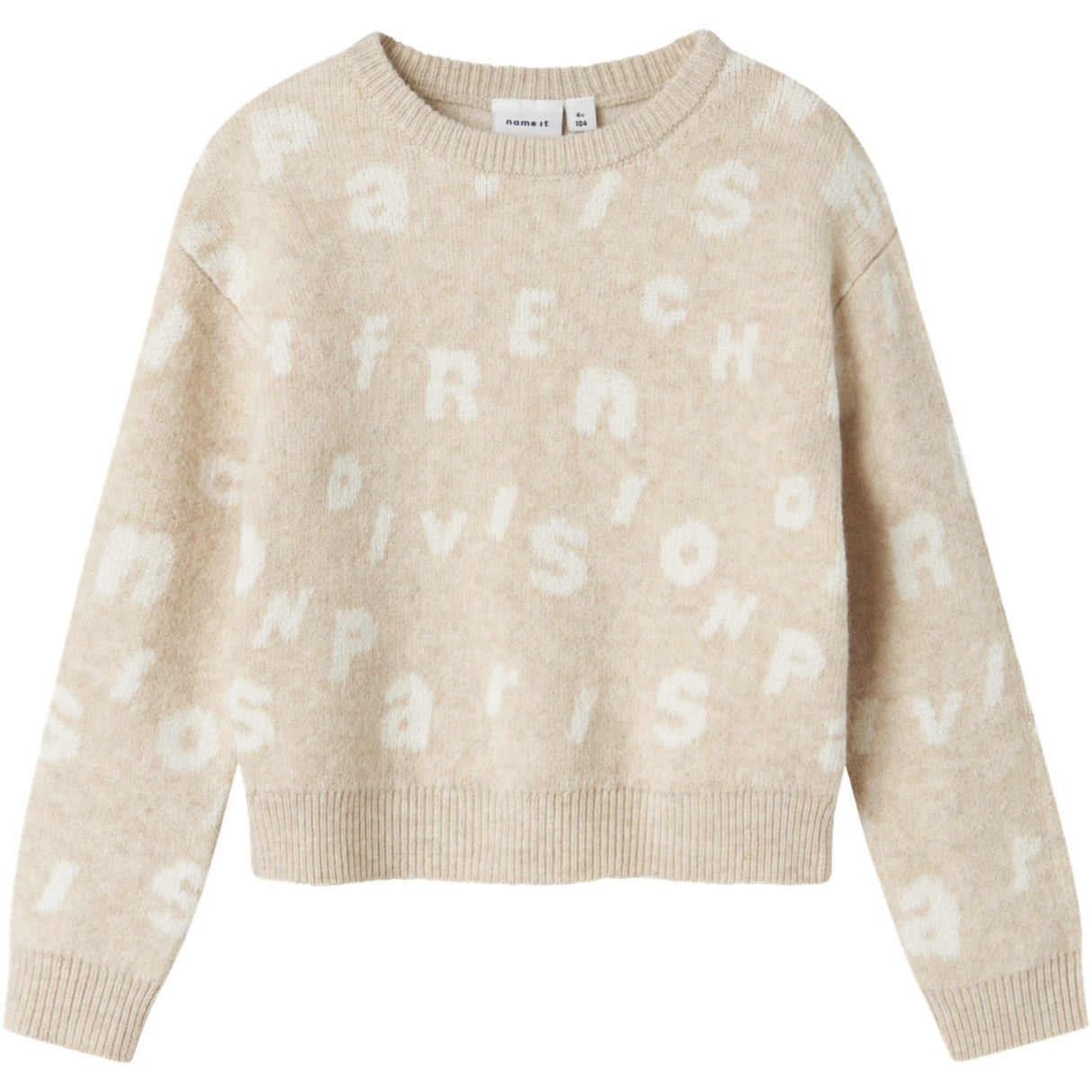 Name It Sandshell Nkfoline Ls Knit Bf