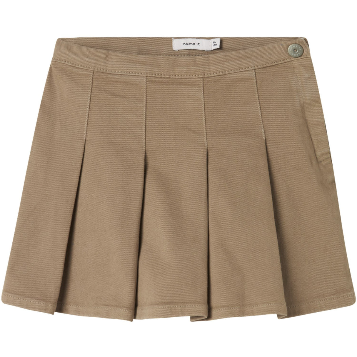 Name It Roasted Cashew Nkfrose Twill Skirt Pleat 5505-Ax Bf