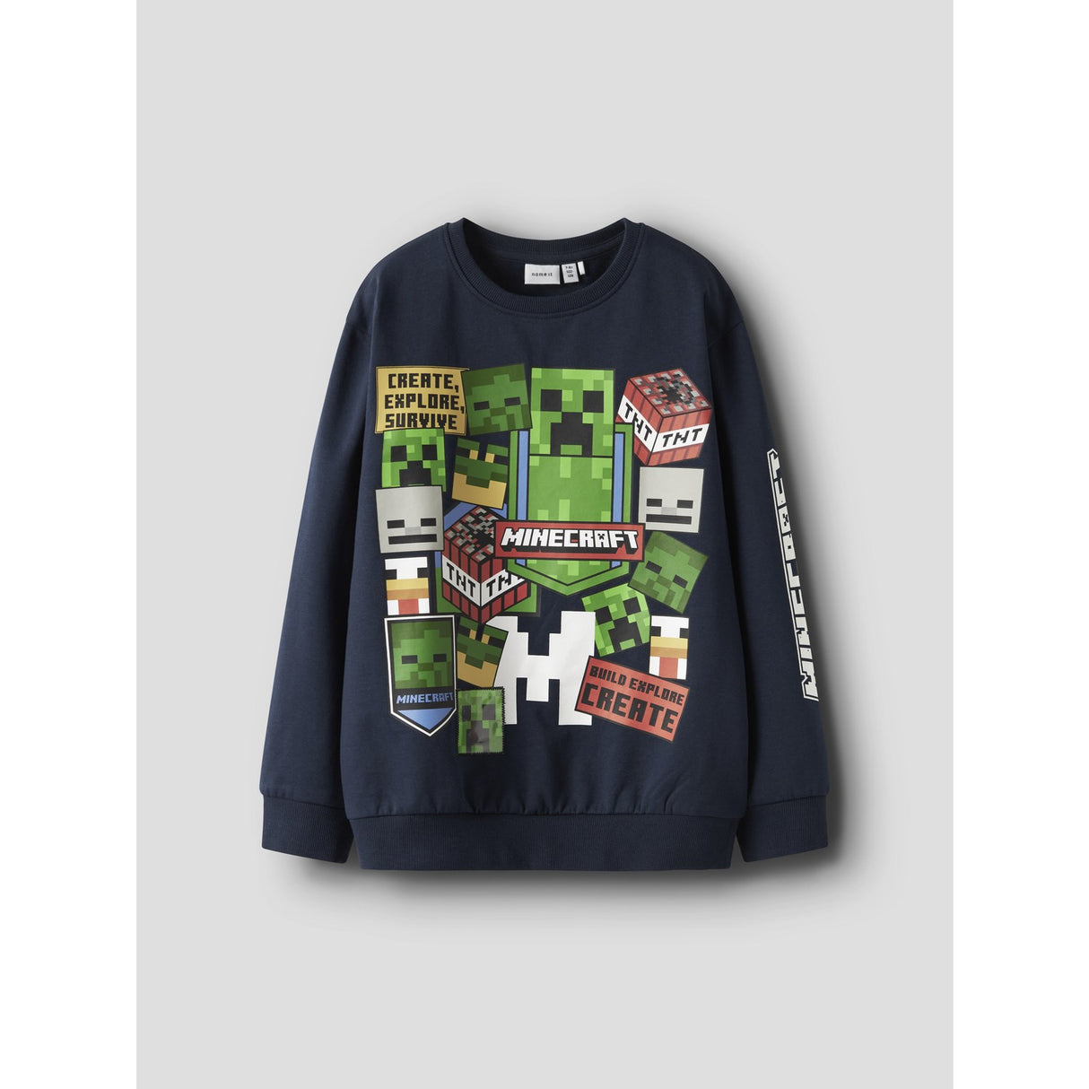 Name It Navy Blazer Nkmneven Minecraft Nreg Sweat Bru Bfu