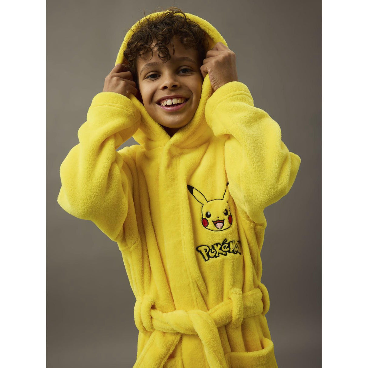 Name It Vibrant Yellow Nkmosbit Pokemon Bathrobe Sky