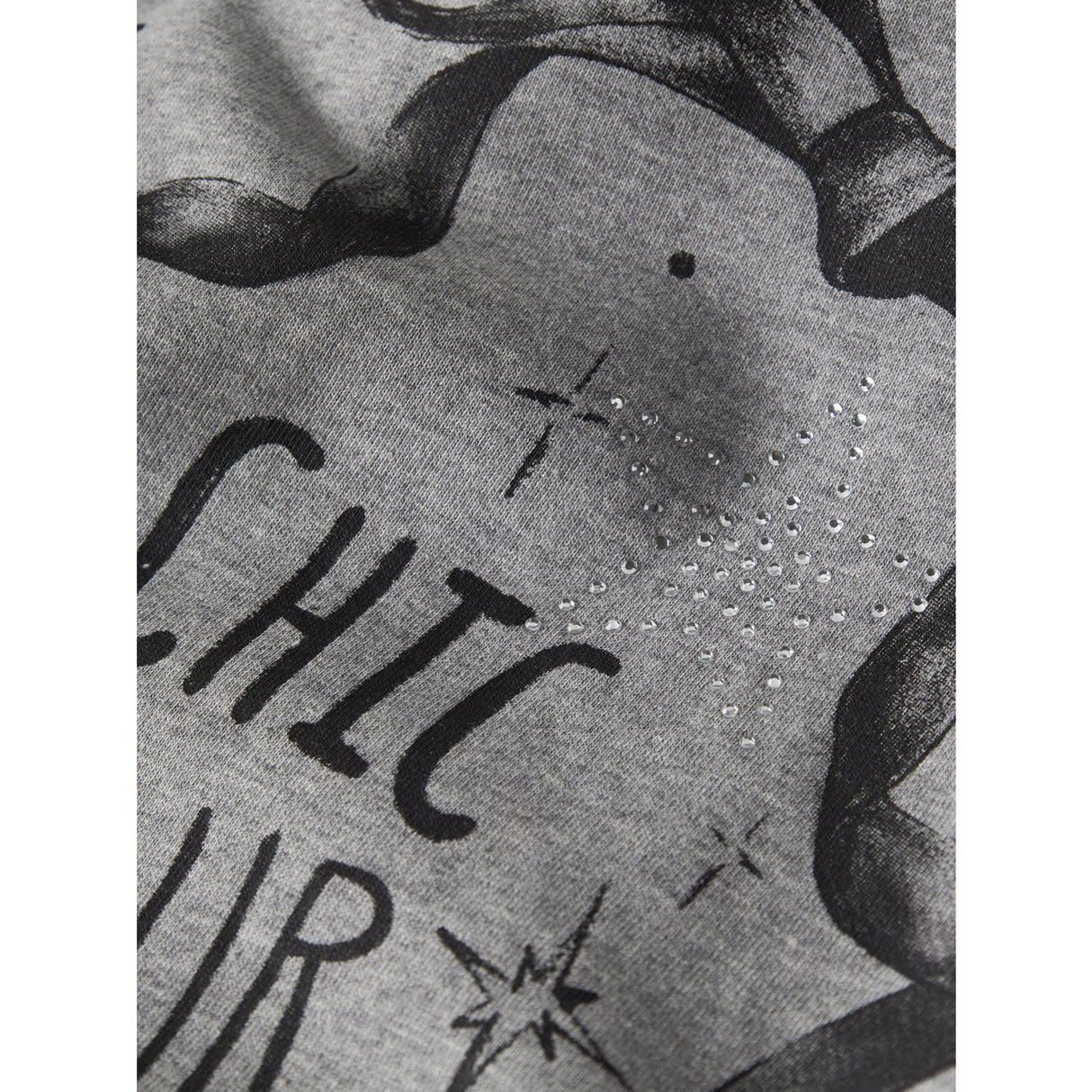 Name It Grey Melange Nkfrastin Ls Rlx Sweat Bru