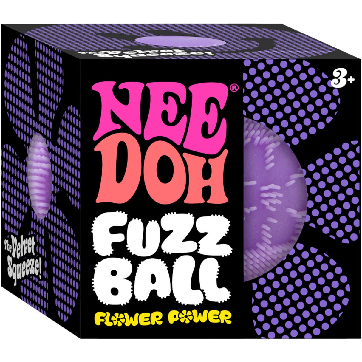 NeeDoh Fuzz Ball Flower Power 5 Asst. CDU