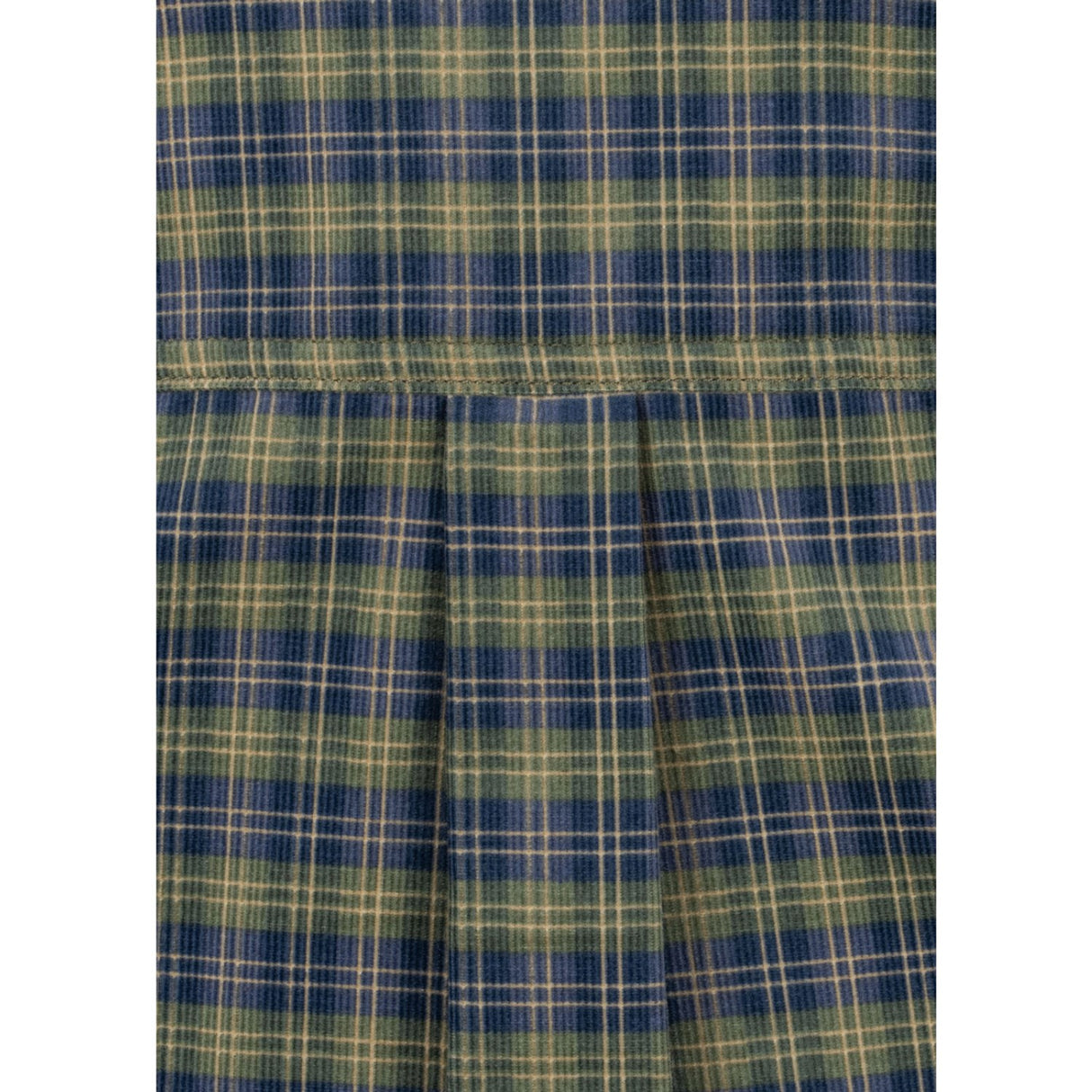 Konges Sløjd Laurel Blue Check Cara Ls Shirt GOTS