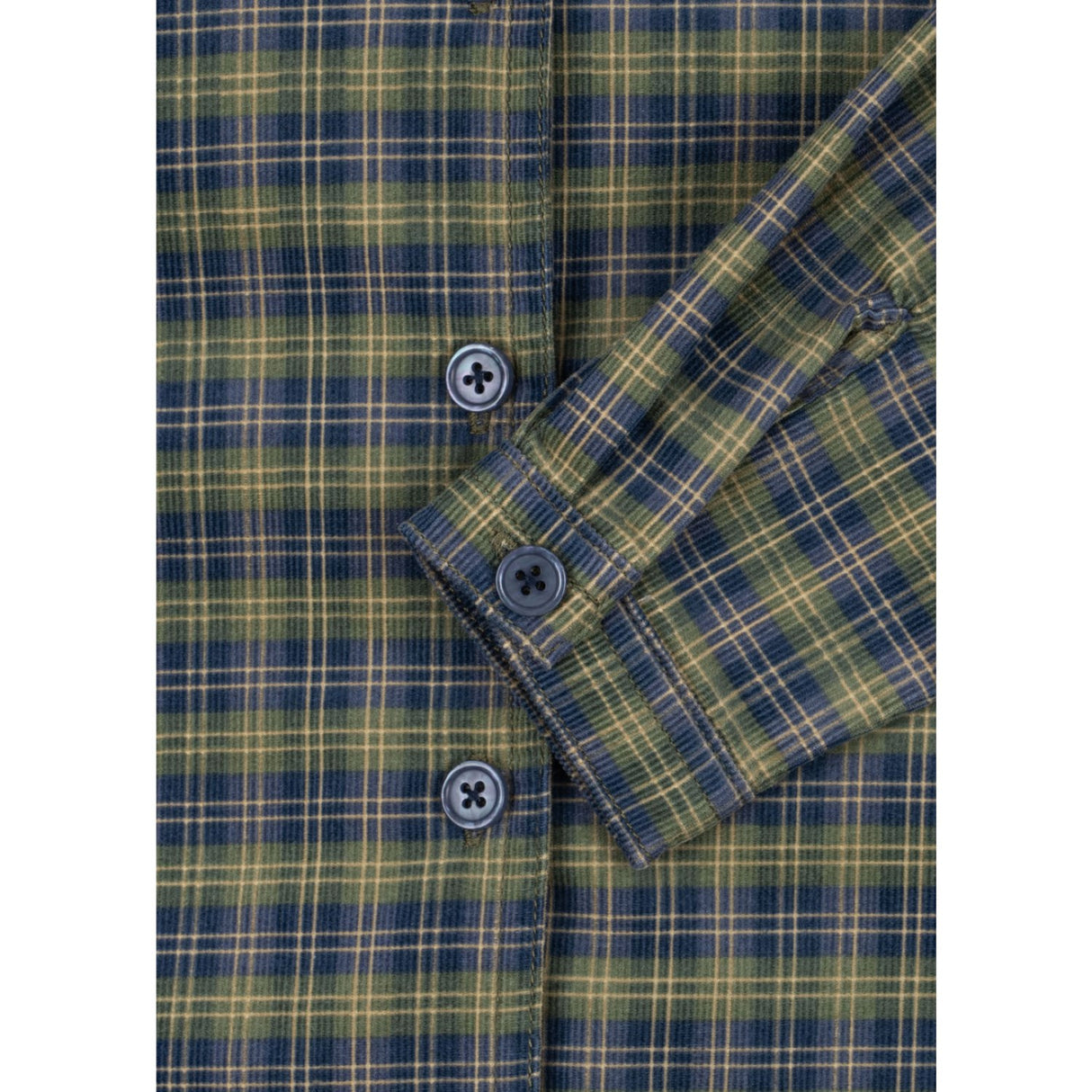 Konges Sløjd Laurel Blue Check Cara Ls Shirt GOTS