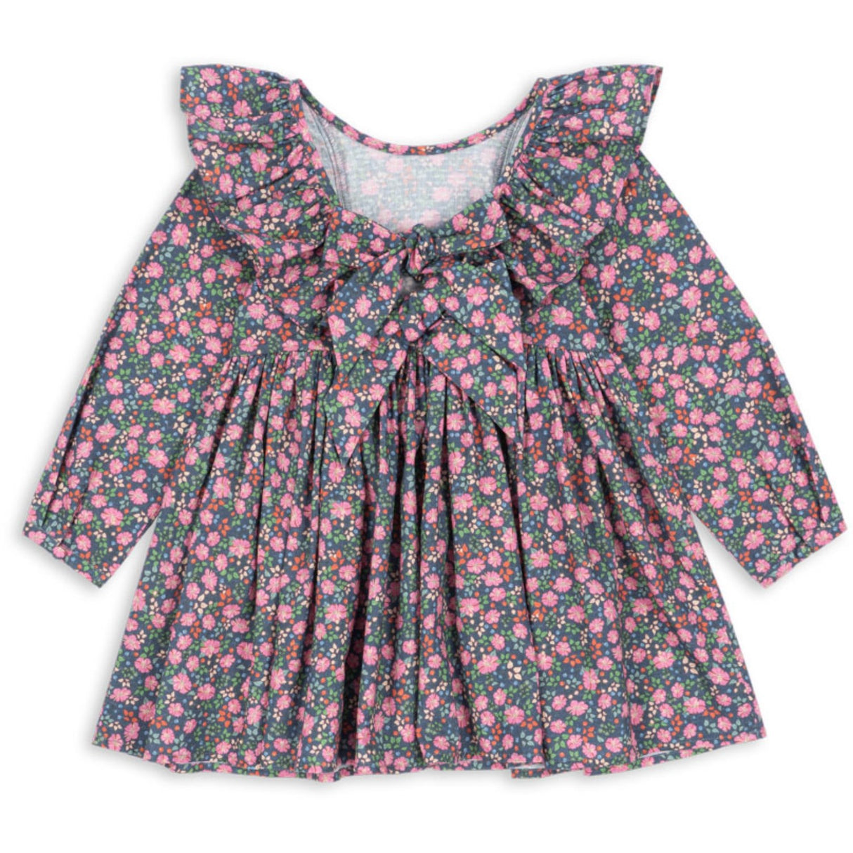 Konges Sløjd Kyoto Cianna Ls Bow Dress GOTS