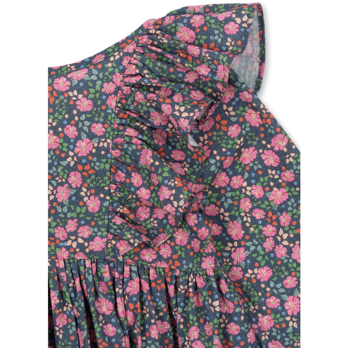 Konges Sløjd Kyoto Cianna Ls Bow Dress GOTS