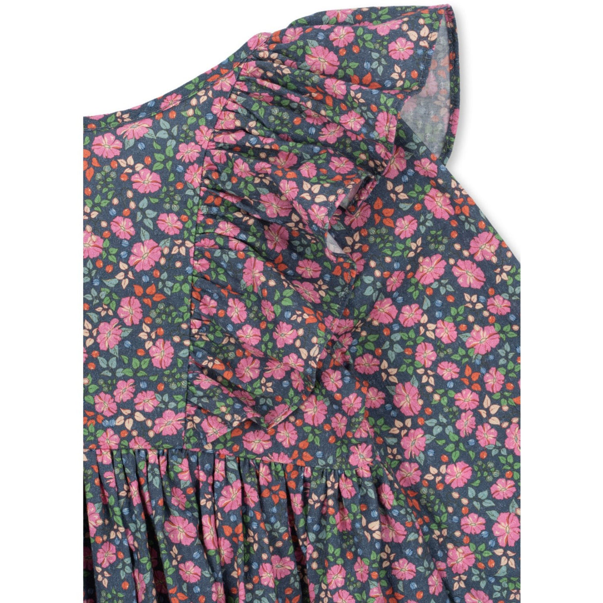 Konges Sløjd Kyoto Cianna Ls Bow Dress GOTS