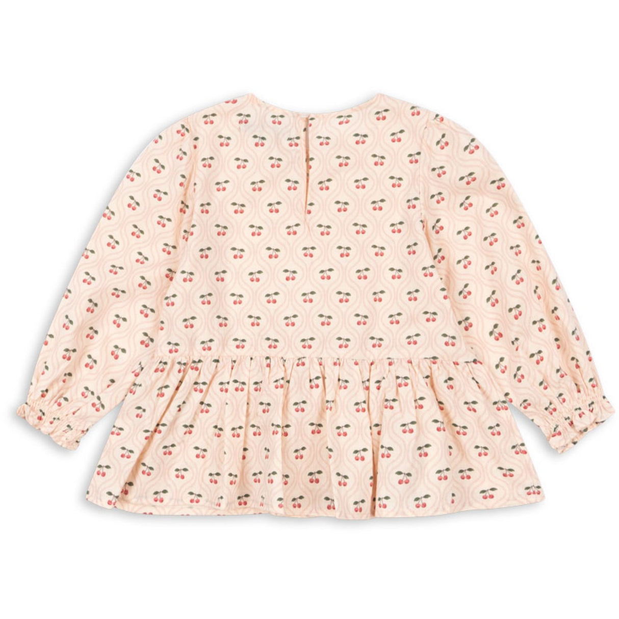 Konges Sløjd Cherry Pink Motif Cianna Blouse GOTS