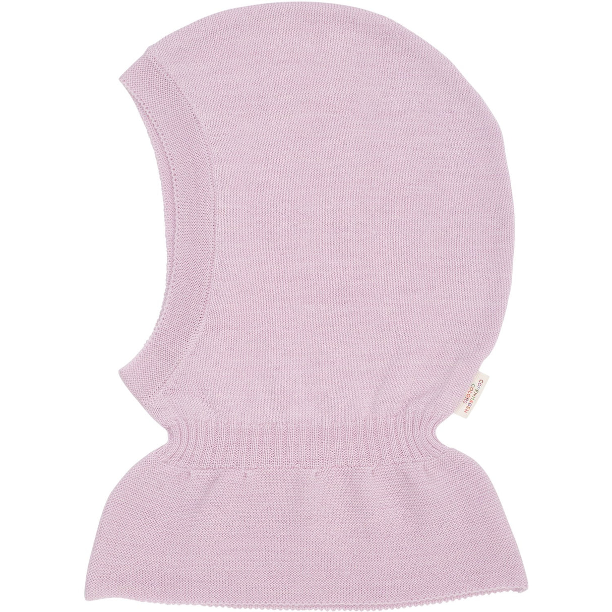 COPENHAGEN COLORS Lavender Lt. Knitted Merino Balaclava With Frill